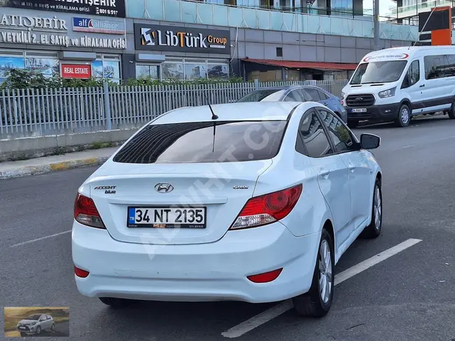 Hyundai Accent Blue model 2015