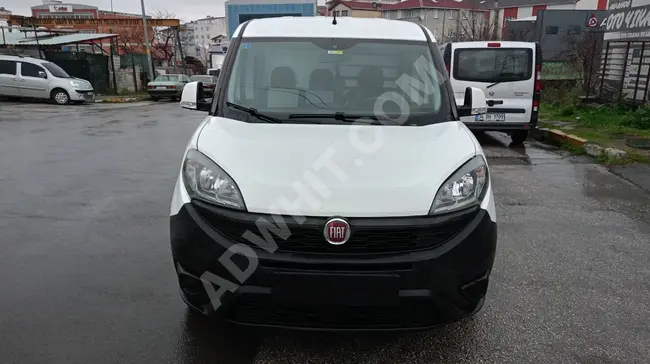 FIAT DOBLO MAXİ موديل 2017 -بدون طلاء او عيوب -مقاعد 2+1 -قرض 320 الف, + 4 ثلاجات