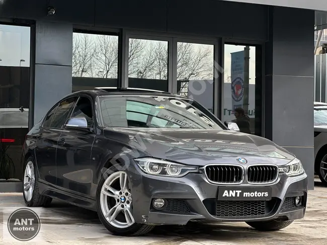 BMW 320i ED M PLUS موديل 2016 +LCI+ مصابيح ليد +ذاكرة+ تثبيت سرعة+ كاميرا رؤية خلفية , بدون حوادث