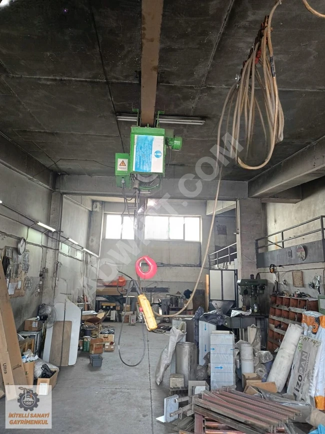 Upper floor for rent 110m² in the TORMAK SANAYİ industrial complex.