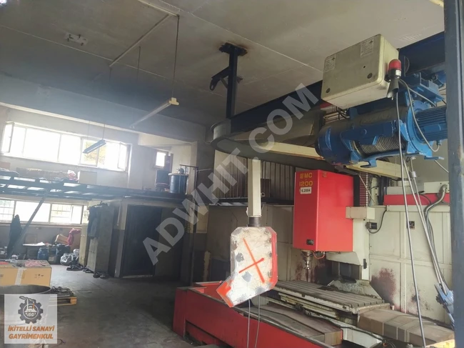 Manufacturing workshop for rent with an area of 260 square meters in the TORMAK SANAYİ industrial complex