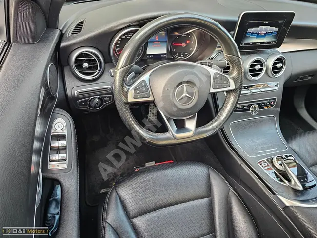 MERCEDES C200D AMG model 2016, heating, analog clock, from BI MOTORS