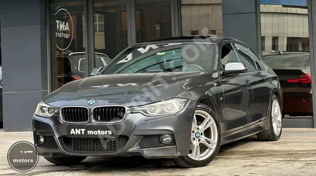 BMW 320i ED M PLUS موديل 2016 +LCI+ مصابيح ليد +ذاكرة+ تثبيت سرعة+ كاميرا رؤية خلفية , بدون حوادث