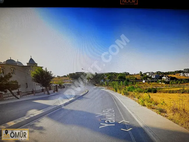 A plot of land for sale with an area of 1200 square meters on Ömer Seyfettin Street, Gürpınar.