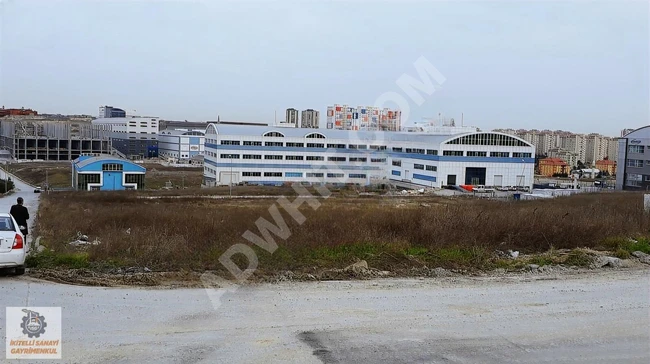 Industrial land for sale with an area of 2,580 square meters, ready for construction in HADIMKÖY AKPINAR SANAYİ.