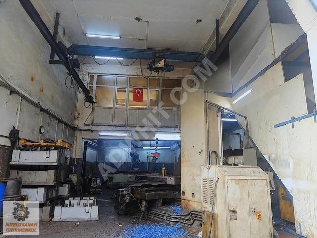 Manufacturing workshop for rent with an area of 260 square meters in the TORMAK SANAYİ industrial complex