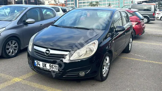 OPEL CORSA 1.4 موديل 2008 اوتوماتيك بالكامل سقف زجاجي, عداد 133.000 كم