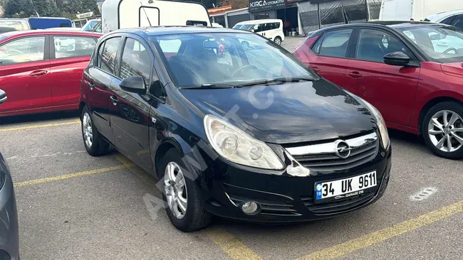 OPEL CORSA 1.4 موديل 2008 اوتوماتيك بالكامل سقف زجاجي, عداد 133.000 كم