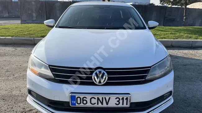 سيارة  Volkswagen Jetta  1.6TDIموديل  2015 - فئة COMFORTLİNE - ناقل حركة أوتوماتيكي