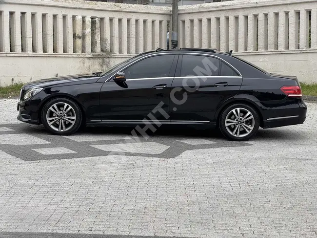 سيارة Mercedes - Benz E 180 موديل 2014 - بدو اخطاء - فتحة سقف - مانع التصادم - تدفئة