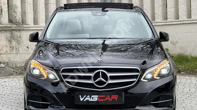 سيارة Mercedes - Benz E 180 موديل 2014 - بدو اخطاء - فتحة سقف - مانع التصادم - تدفئة