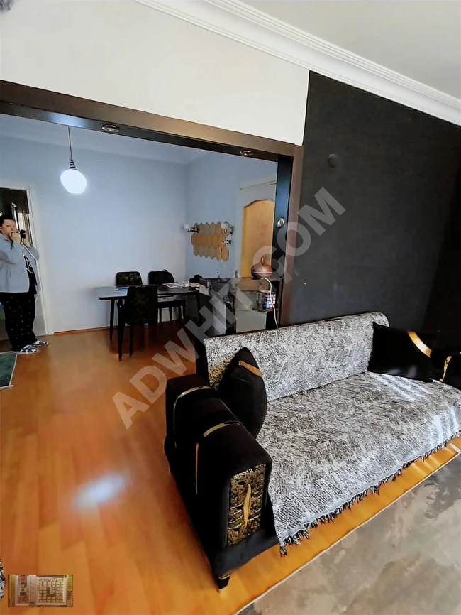 A 3+1 apartment on the first floor with an area of 110 square meters, with two facades on FINDIKZADE / CEVDETPAŞA street.