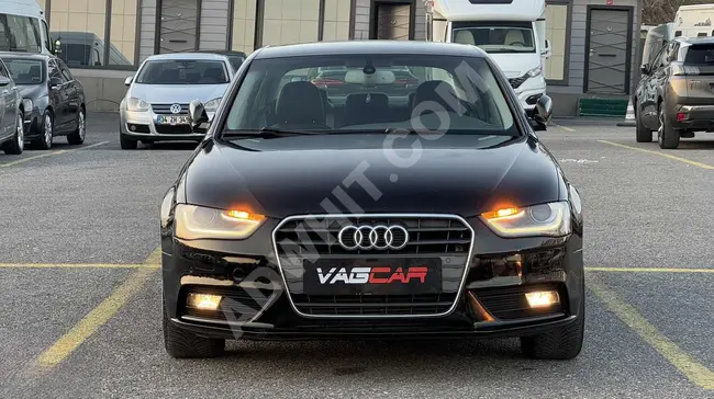 سيارة Audi A4 موديل 2014 - اللون الداخلي بيج -بقوة  150 حصان - بدون تغيير - مرايا قابلة للطي