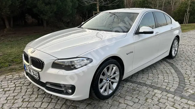 2016/سيارة BMW 5  520i موديل شاشة NBT/ابواب شفط /تدفئة/ذاكرة/صندوق أمتعة  كهربائية/ملاحة