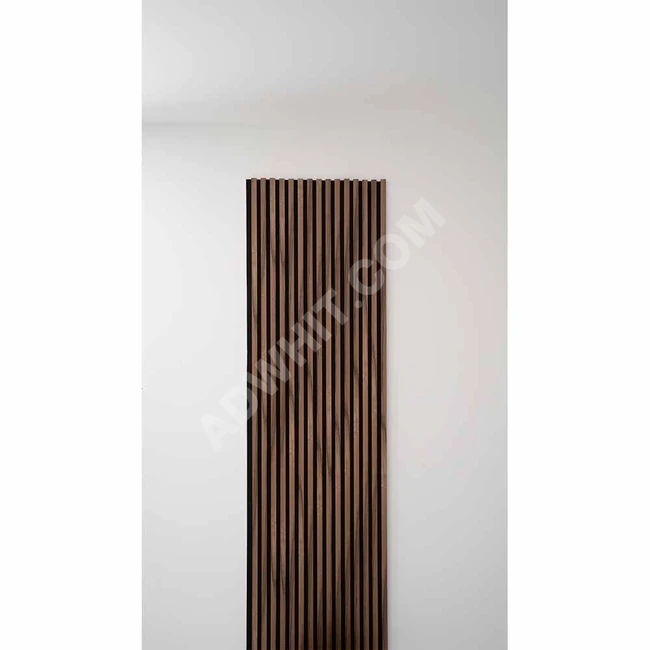 Acoustic alternative wood decorative panels