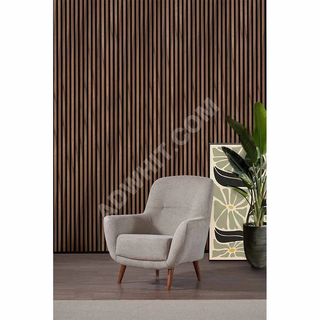 Acoustic alternative wood decorative panels