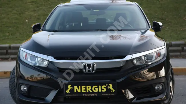 سيارة Honda Civic عداد 82 ألف كم ديزل مع سقف بانورامي، مقاعد بخاصية التدفئة منNERGİSOTOMOTİV