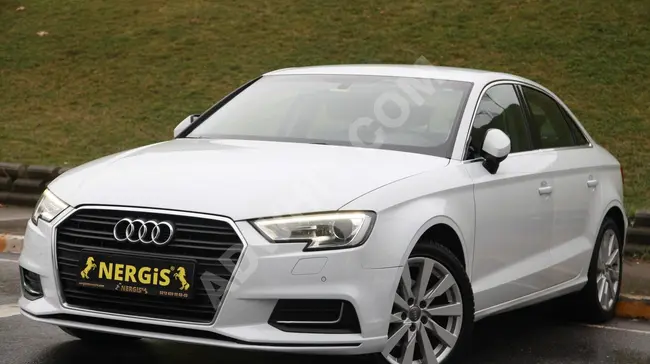 Audi A3 بنظام الرؤوية الخلفية ، تصميم،  ديزل، سيدان، جلد، زينون، جنط، من NERGİSOTOMOTİV