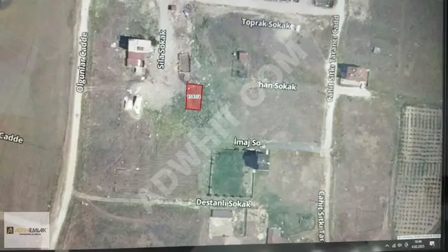 Land with independent title deed for sale in Tekirdağ Kapaklı, Bahçelievler neighborhood.