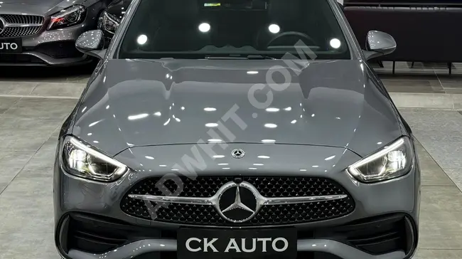 سيارة Mercedes - Benz C 200 موديل 2022 - بمسافة 21.000 كم - بدون طلاء