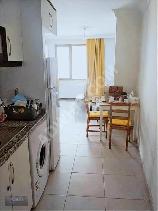 1+1 apartment with an area of 65 square meters for rent, fully furnished by Taştan Real Estate