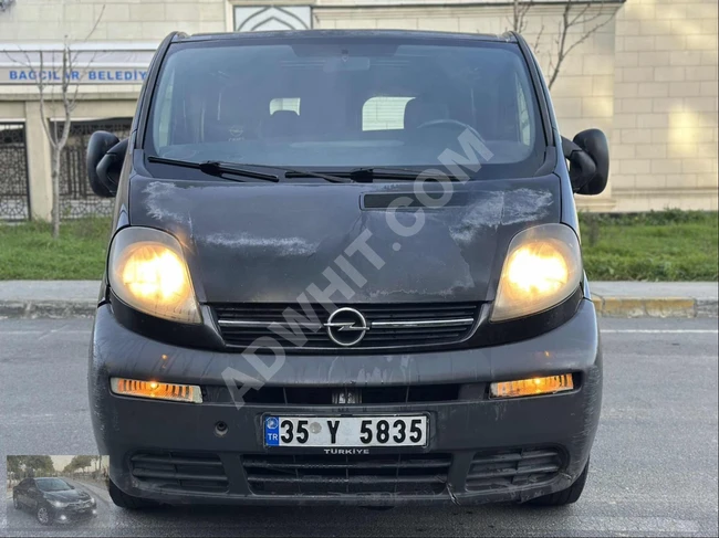 OPEL VIVARO long chassis closed from KABAYER MOTORS