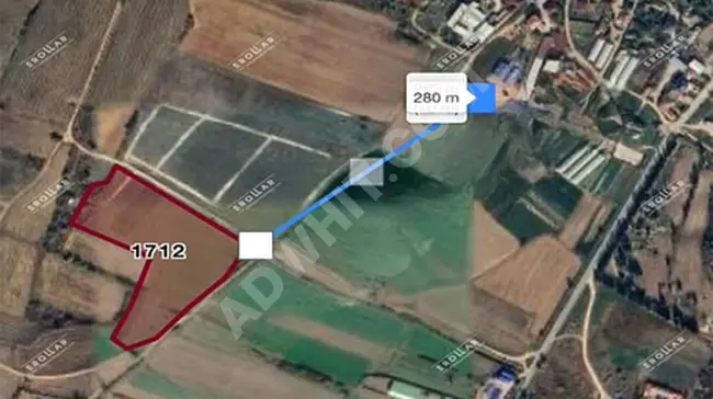 Land for sale licensed for construction in ASİLBEYLİ, center of KIRKLARELİ