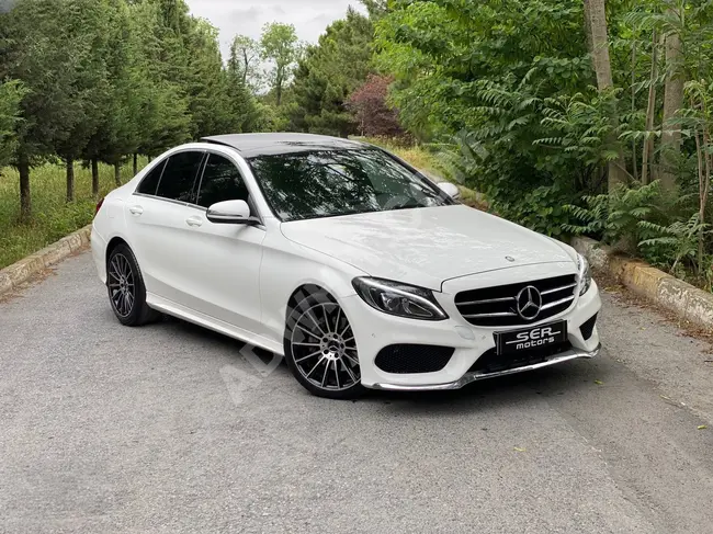 سيارة  MERCEDES C 180 AMG موديل 2019 كامل المواصفات للإيجار من  SER CAR RENTAL