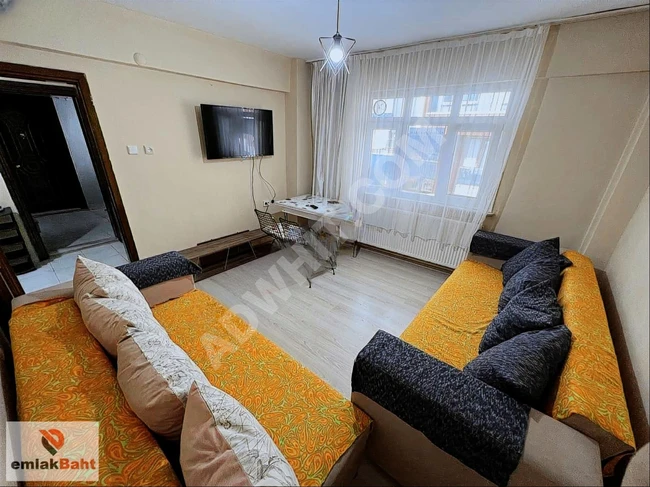 Apartment for rent 2+1, ground floor, fully furnished, close to the Metrobus, 5 minutes away, with an area of 80 square meters.