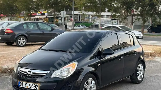 سيارة OPEL CORSA موديل 2012 - محرك نظيف جداً - صيانة بالخدمة