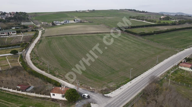 Agricultural land for sale with an area of 18 dunams, single ownership deed in İSTANBUL ÇATALCA KESTANELİK