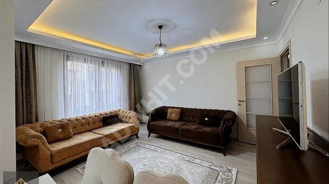 Fully furnished and luxurious 2+1 apartment, one minute away from the metrobus, with a front-facing view, suitable for foreigners.