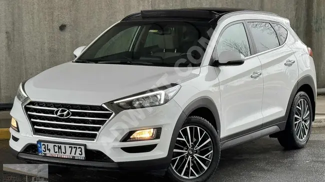 سيارة Hyundai Tucson موديل 2019 - سقف زجاجي بدون أي خطأ - نظيفة للغاية