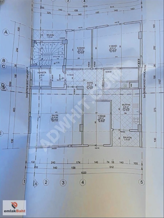 GÜLTEPE MAH.3+1 !!PROJEDEN !!ALIRKEN KAZANIN