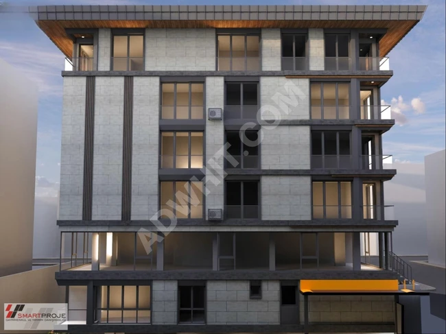 3+1 apartment in 1.Levent with an area of 120 square meters, in a new project close to the metro with a new balcony.