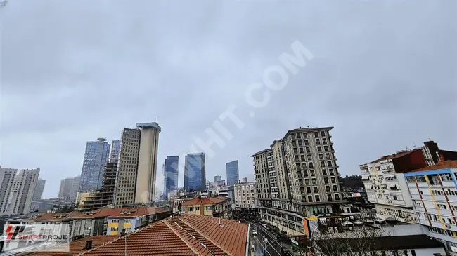 Opportunity in a new project on the main street in Levent, a 4+1 apartment with an area of 198m² with a terrace.