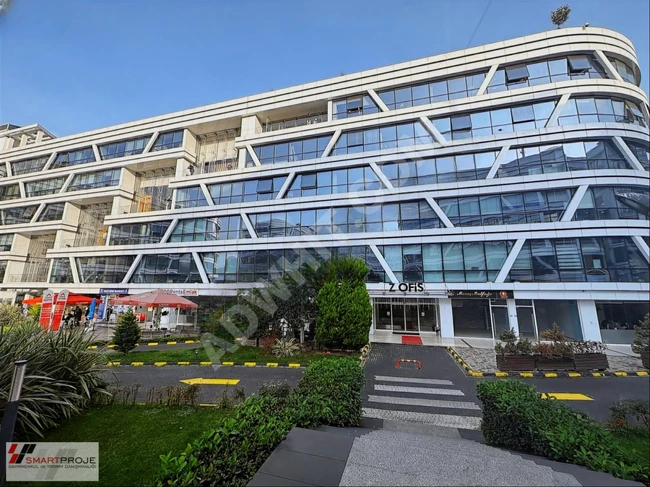 Office for rent in DAP VADİ Z OFİS with a total area of 172 square meters with glass walls - from SMARTPROJE