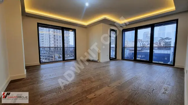 Opportunity in a new project on the main street in Levent, a 4+1 apartment with an area of 198m² with a terrace.