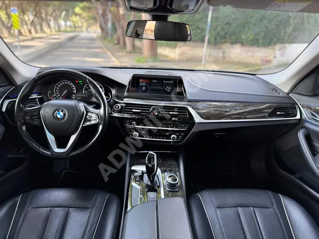 BMW 520İ موديل 2017 بدون عيوب أو طلاء *LUXURY LİNE*  تدفئة و حساسات النقاط العمياء