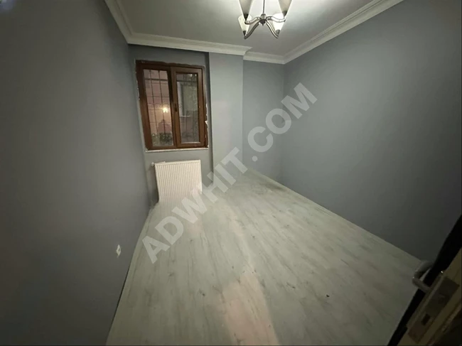 1+1 apartment for rent on the ground floor in Kağıthane Çeliktepe