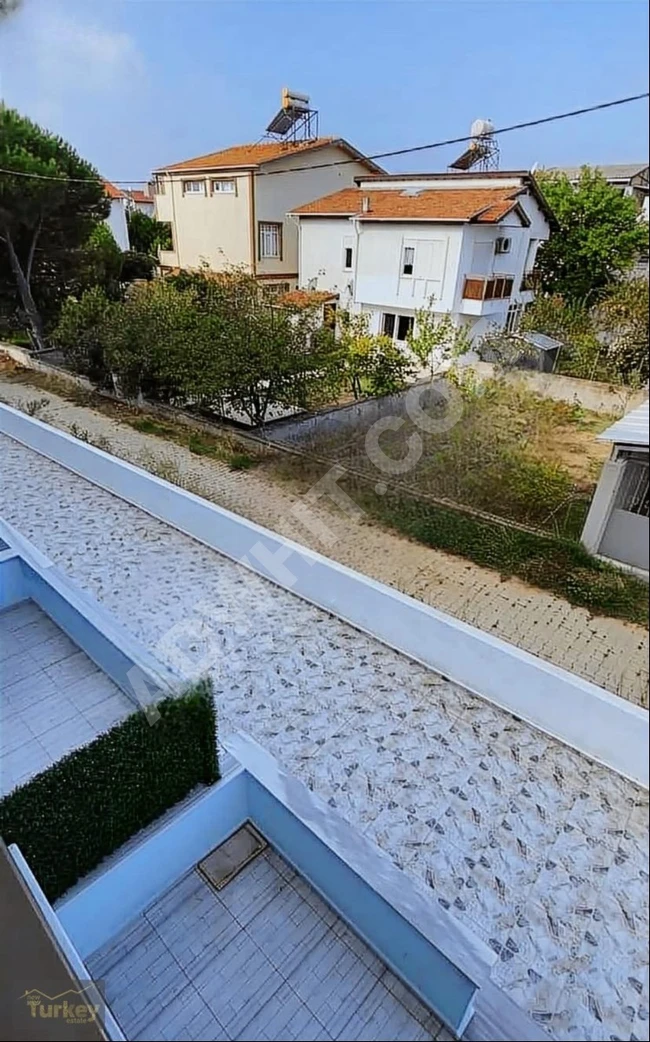 Furnished apartment on the middle floor with a view of the sea and nature in AVŞA