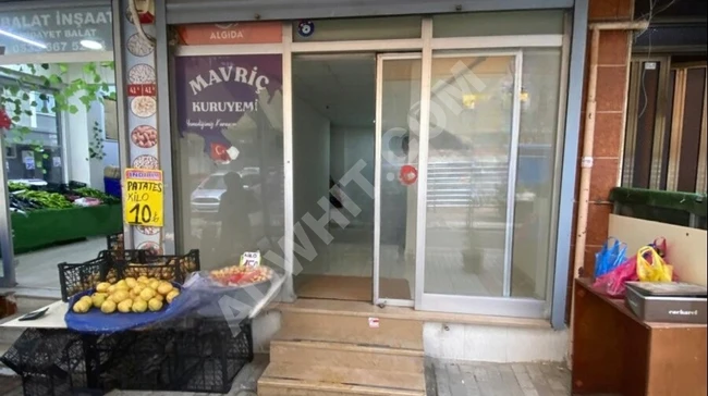 Commercial store with an area of 41 square meters on the promenade in GAZİOSMANPAŞA BOŞNAK