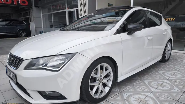 LEON 1.6 TDI car, model 2014 - Glass roof with a mileage of 148,000 km.