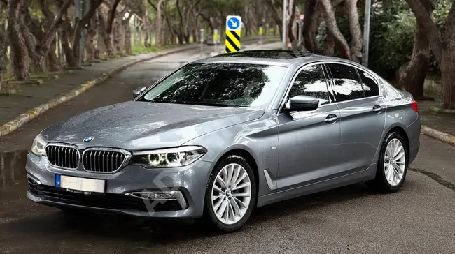 BMW 520İ موديل 2017 بدون عيوب أو طلاء *LUXURY LİNE*  تدفئة و حساسات النقاط العمياء