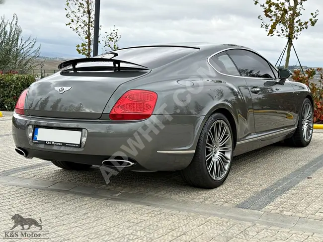 BENTLEY GT SPEED 6.0 V12 car, 2008 model with 690 horsepower + ceramic brakes, unpainted, agency edition.