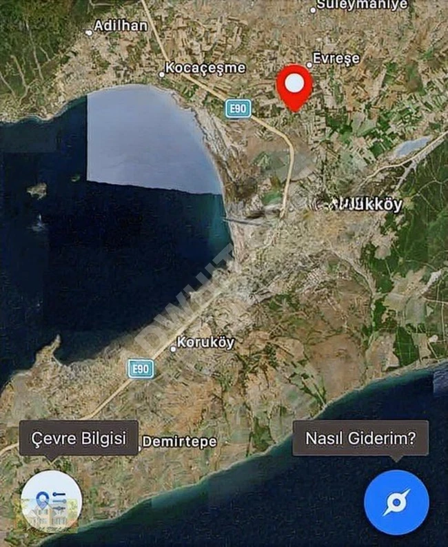 Çanakkale Evreşede Satılık 306 m² İmarli Arsa Yatırım Fırsat