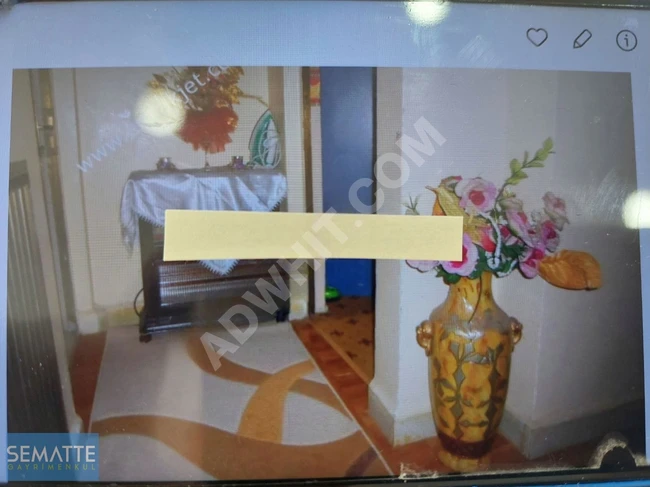 Apartment 2+2 for sale, 120 square meters in Fatih Sümbül Efendi.