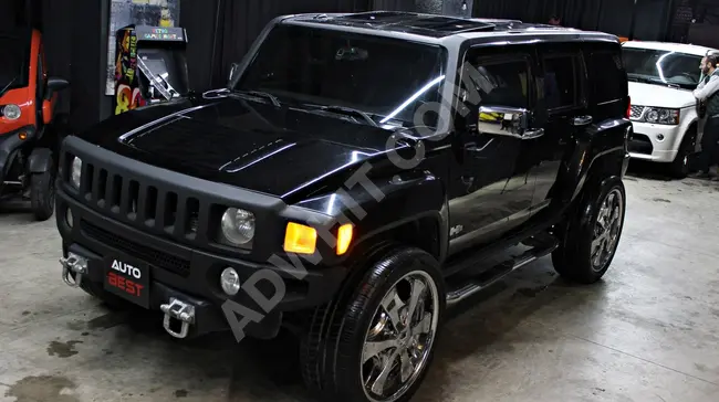 سيارة HUMMER H3 موديل  2007  كامل التجهيزات  مع جنوط 24 وإضاءة سقف نجوم بدون عيوب من AUTO BEST