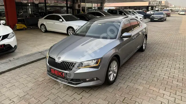 سيارة  SKODA SÜPERB موديل 2017   1.6 ديزل أوتوماتيكية - سقف بانورامي - 101,000 كم