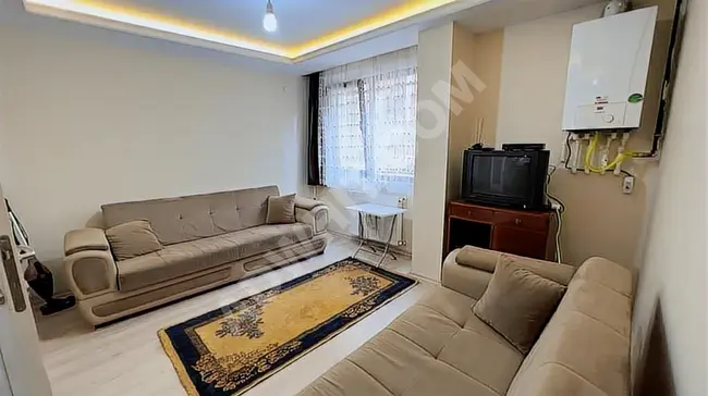 1+1 Apartment for Rent (New Building) - Spacious - Overlooks Open Spaces Near the Street